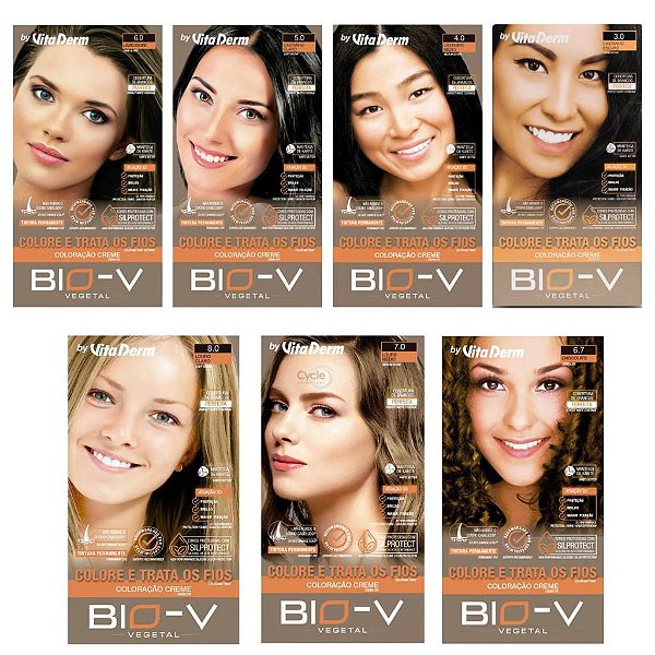 Vita Derm Kit com 3 Unidades de Coloração BIO-V A Sua Escolha