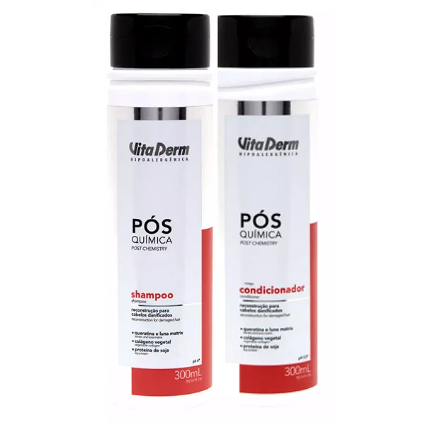 Vita Derm Pós Química Shampoo e Condicionador