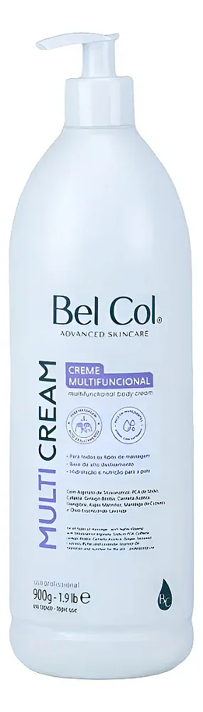 Bel Col MultiCream Creme Corporal Para Massagem 900g