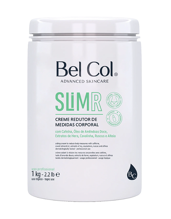 Bel Col Slim R Creme Redutor de Medidas Corporal 1kg
