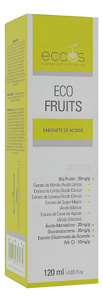 Eccos Eco fruits Sabonete de Ácidos e Controle de Oleosidade 120ml