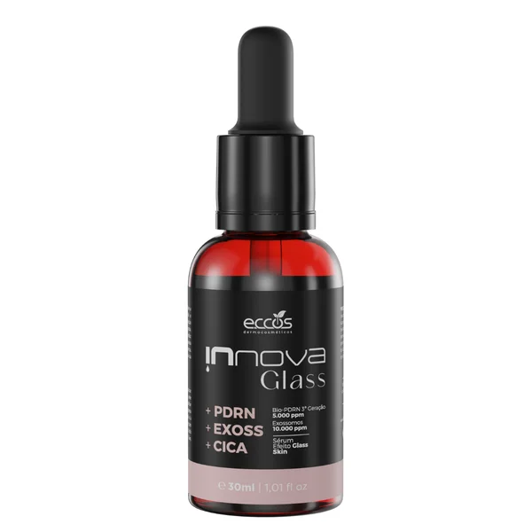 Eccos Innova Glass Sérum Com Efeito Glass Skin PDRN, EXOSS e CICA 30ml