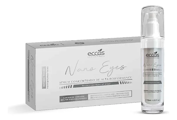 Eccos Nano Eyes Sérum Concentrado Com Efeito Iluminador, Antioxidante e Hidratante 15ml