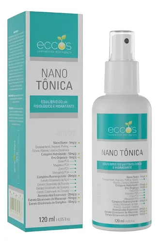 Eccos Nano Tônica Equilibrio do pH e Hidratante 120ml