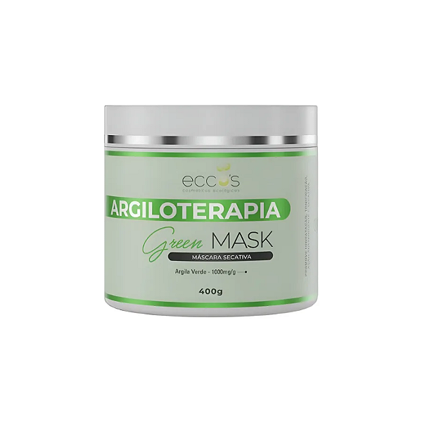 Eccos Green Mask Argiloterapia Máscara Secativa e Adstringente 400g
