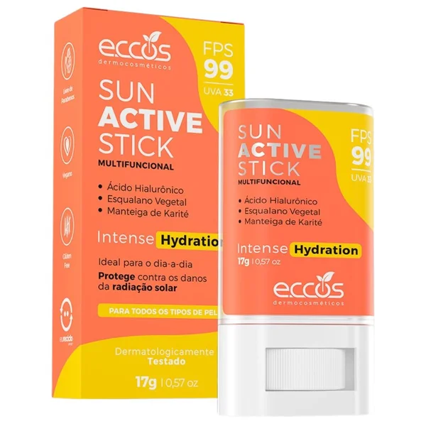Eccos Sun Active Stick Proteção Solar 99FPS 17g