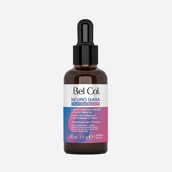 Bel Col Neuro Gaba Sérum Dermo Relaxante Redução de Rugas e Linhas de Expressão 30ml