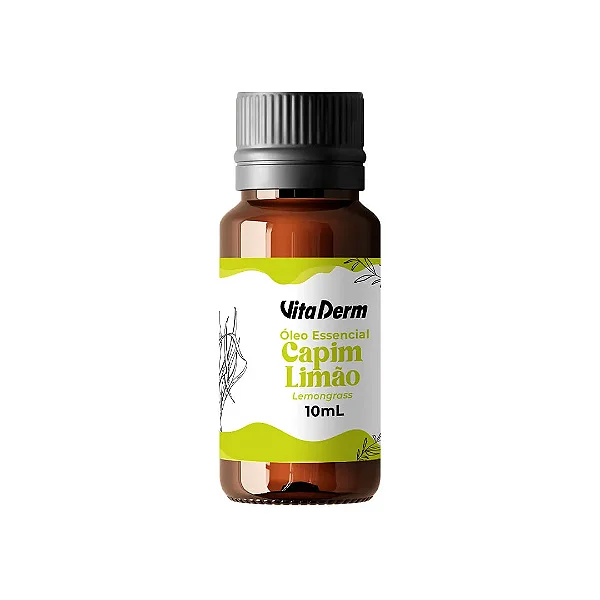 Vita Derm Óleo Essencial Capim Limão 10ml