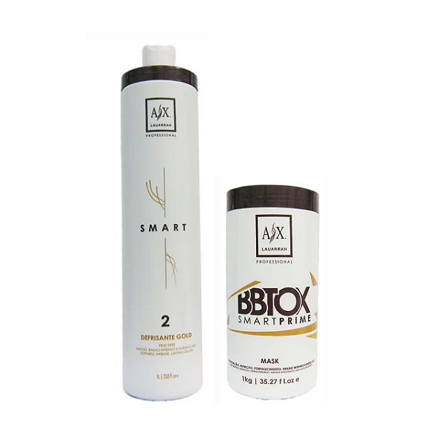 Ax Lauarrah Kit Smart Prime Defrisante e Botox Capilar