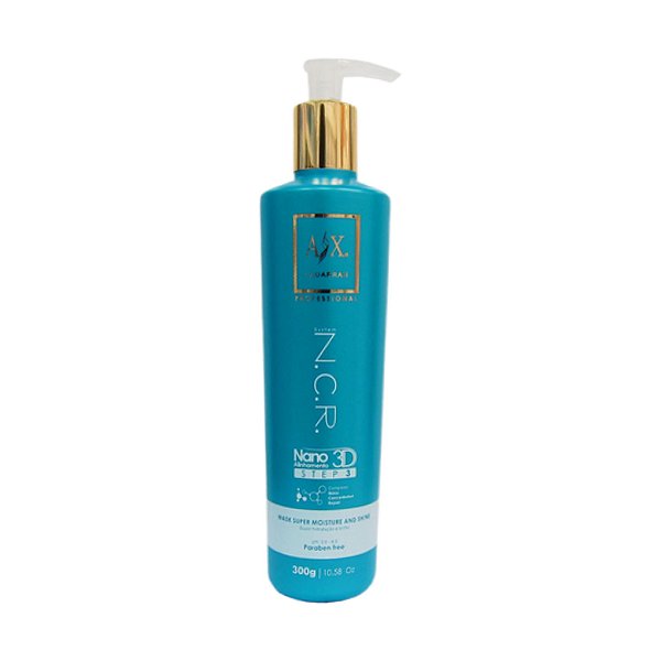 MÁSCARA STEP 3 SUPER MOISTURE E SHINE NCR PROFISSIONAL 300g LAUARRAH