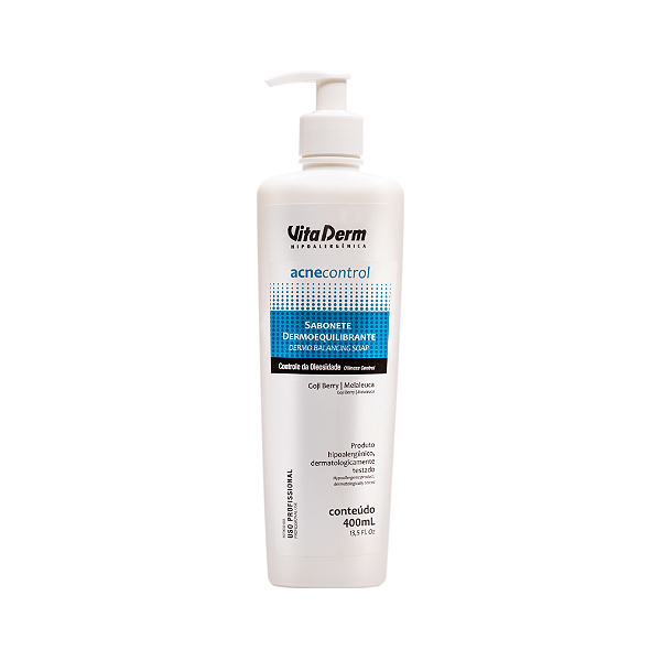 Vita Derm Acne Control Sabonete Dermoequilibrante 400ml