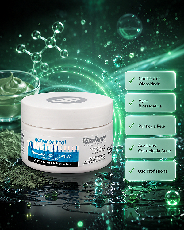 Vita Derm Acne Control Máscara Biossecativa 200ml