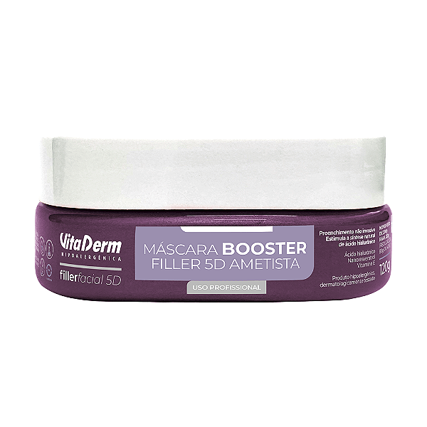 Vita Derm Máscara Booster Filler 5D Ametista 120g