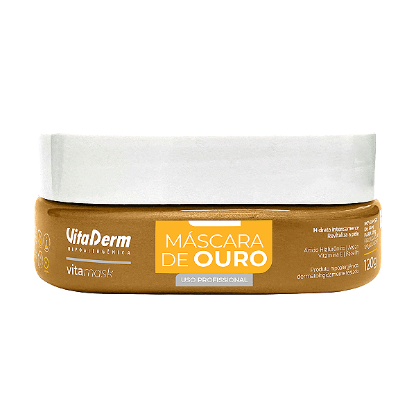 Vita Derm Vita Mask Máscara Ouro 120g