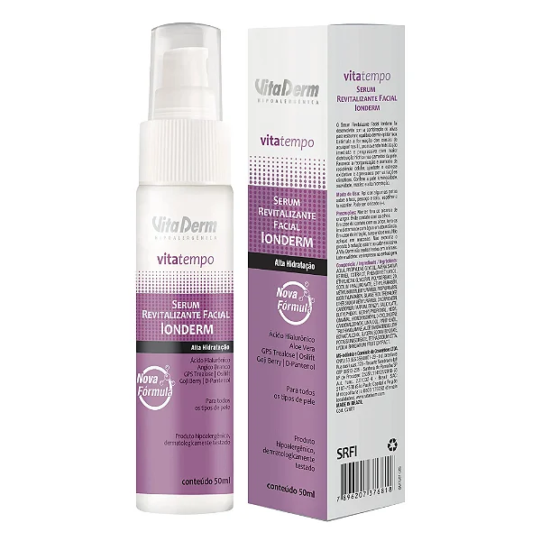 Vita Derm Vita Tempo Sérum Revitalizante Ionderm 50ml
