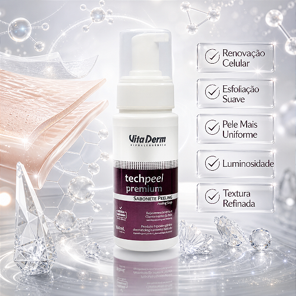 Vita Derm TechPeel Sabonete Peeling 160ml