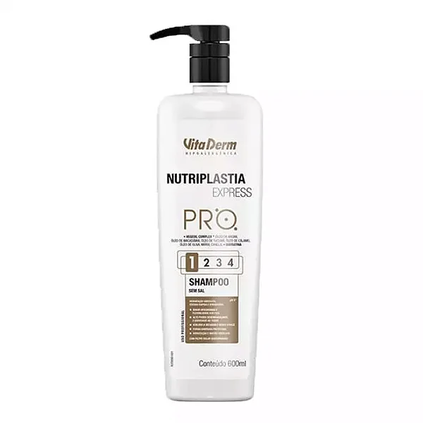 Vita Derm Nutriplastia Express Shampoo 600ml