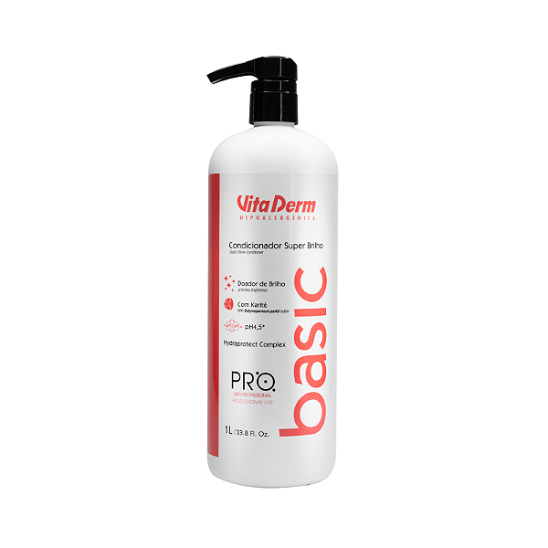 Vita Derm Basic Condicionador Super Brilho 1L
