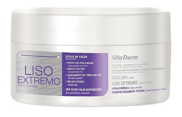 MÁSCARA LISO EXTREMO 300g VITA DERM