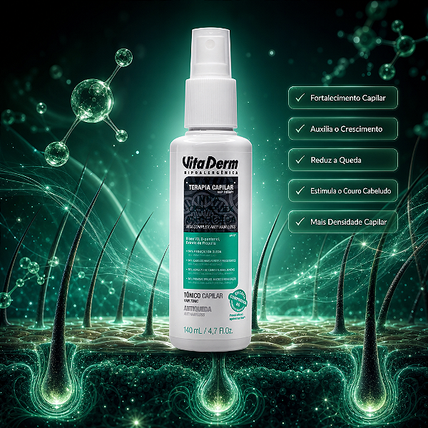 Vita Derm AntiQueda Tônico Capilar Vita Complex 140ml
