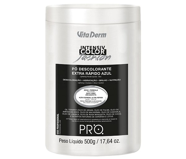 PÓ DESCOLORANTE EXTRA RÁPIDO 500g VITA DERM