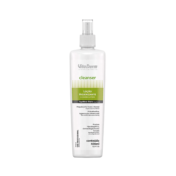 Vita Derm Cleanser Loção Higienizante Facial 400ml