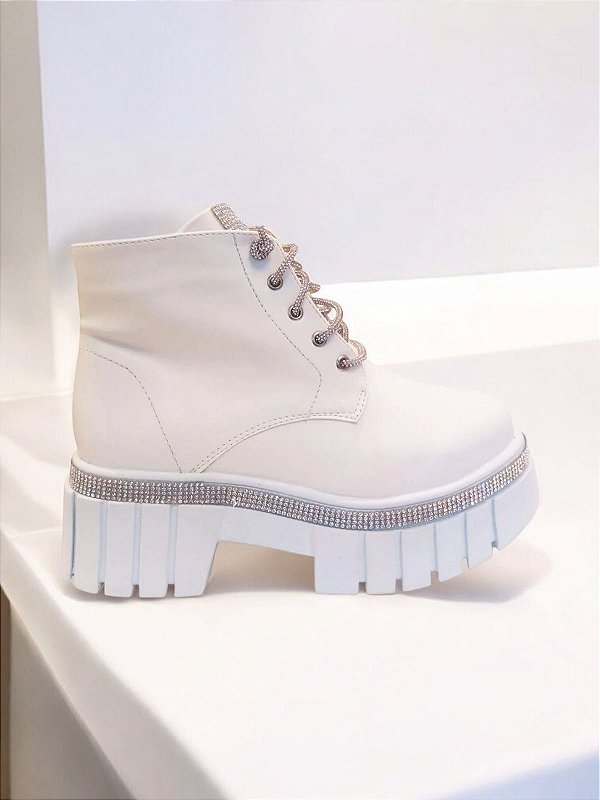 BOTA COTURNO LUXURY BRANCO