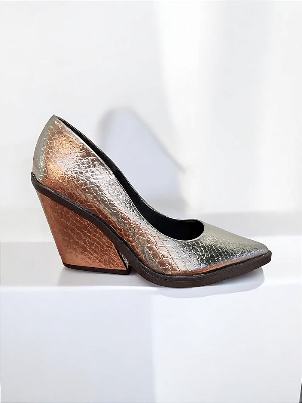 SCARPIN CACHAREL PRATA VELHO