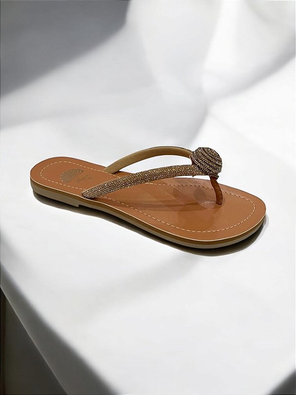 CHINELO ALLYMA CARACOL CARAMELO