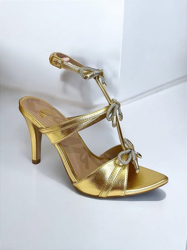 SANDALIA ALLYMA BRIGITE OURO