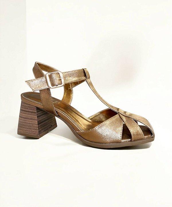 SANDÁLIA ALLYMA RUSTIC BRONZE
