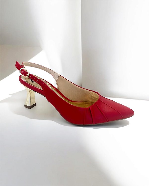 SCARPIN ALLYMA FIORELA VERMELHO