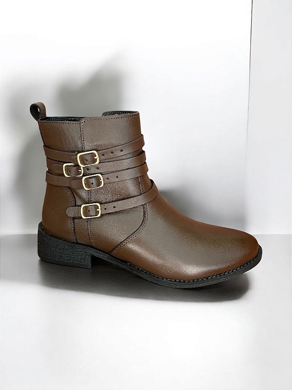 BOTA ALLYMA FIVELAS BAIXA MARROM
