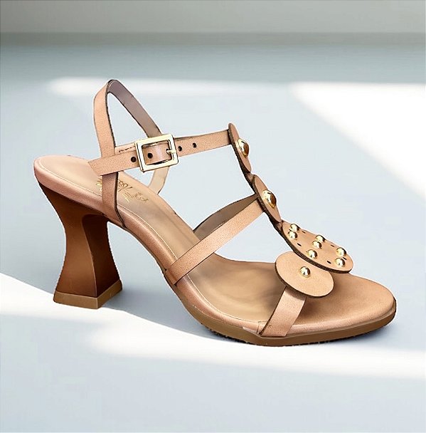 SANDÁLIA ALLYMA REBECA NUDE