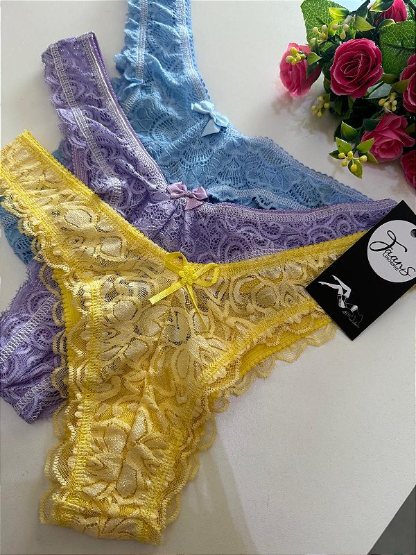 CALCINHA TODA RENDADA