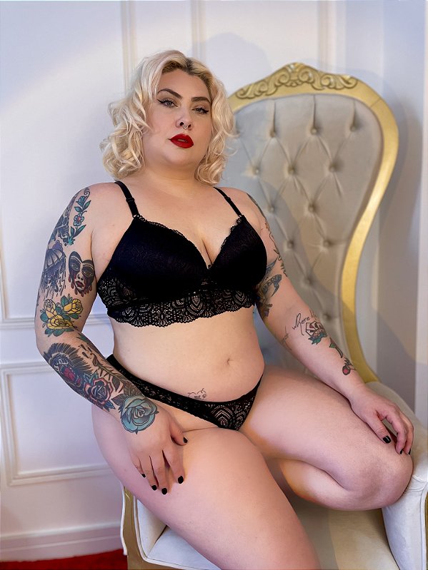CONJUNTO PLUS SIZE MINI CORSELET