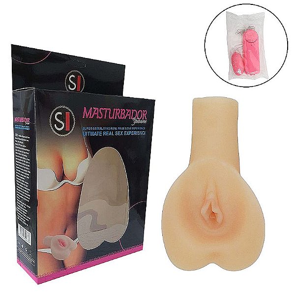 Masturbador Cindy Vagina Realística em CyberSkin com Vibrador e Textura Interna
