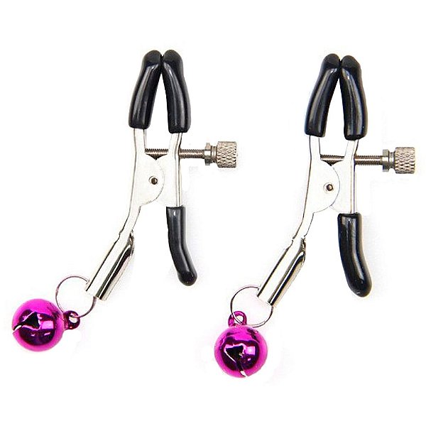 Grampos para Mamilos com Adorno em Metal