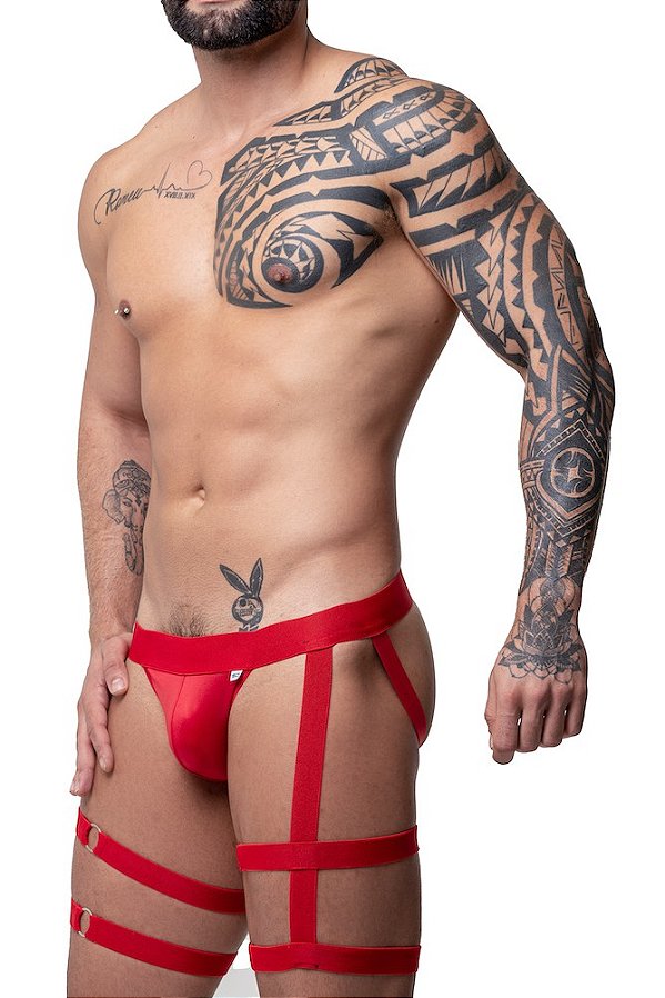 Jock Liga em Suplex VERMELHO com Regulador