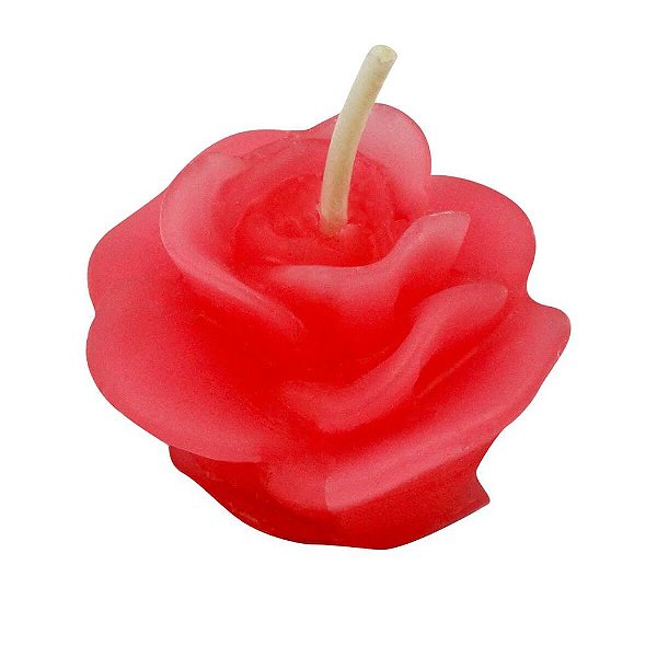 Vela Decorativa Aromatizada Em Formato De Rosa Brasil Fetiche