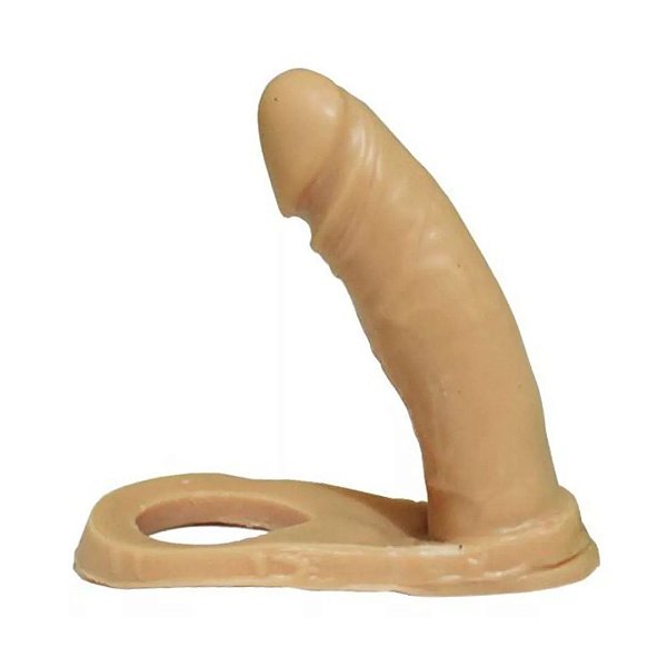 Prótese Companheiro BEGE com Glande Destacada 10 x 3 cm