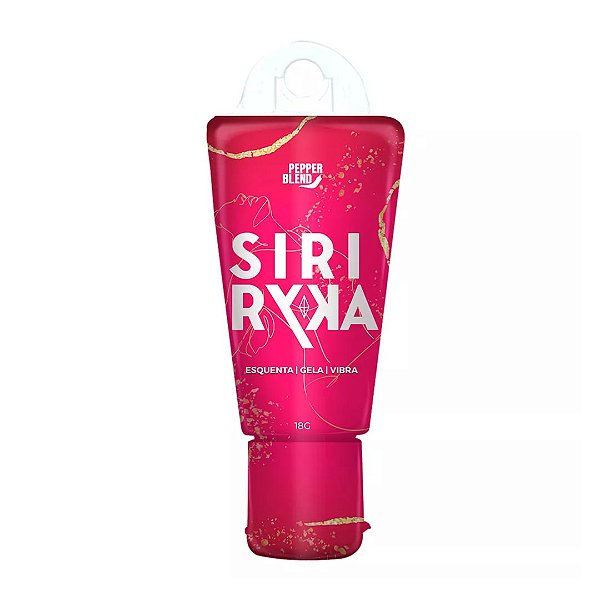 Siri Ryca Gel Comestível Esquenta, Gela e Vibra 18g Pepper Blend
