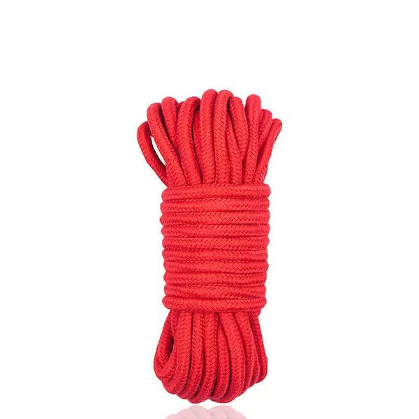 Corda em Algodão para Bondage com 10 Metros VERMELHA