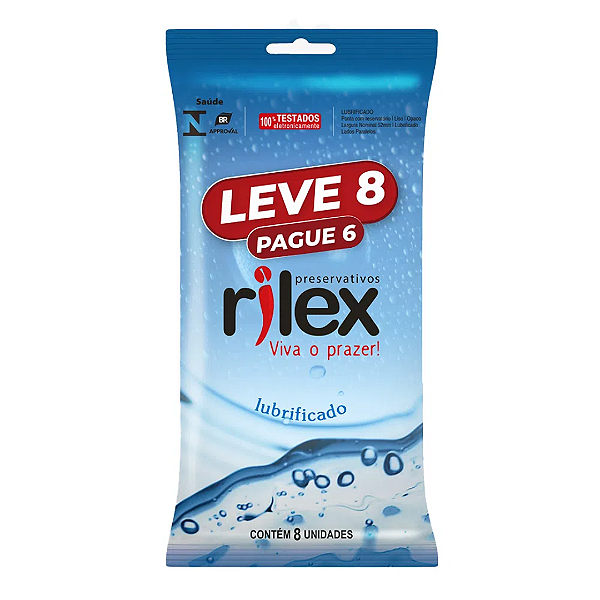 Preservativo Lubrificado 6un Rilex