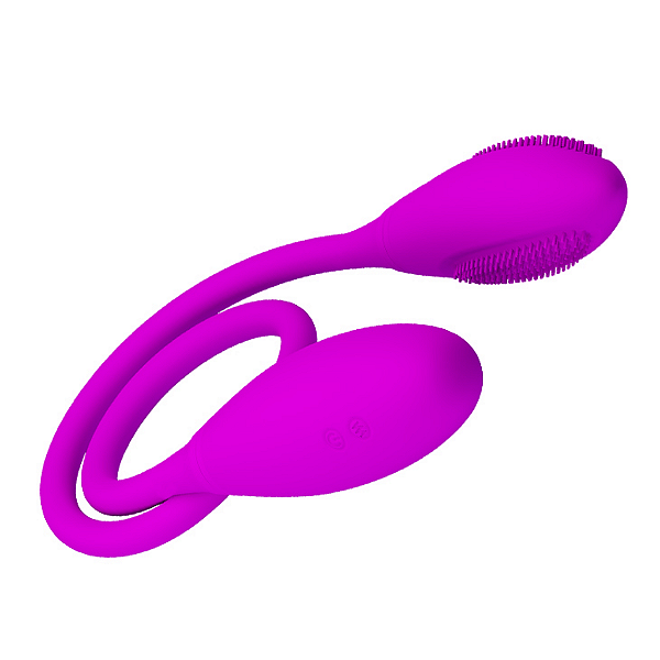 Vibrador SNAKY Recarregável Duplo Flexível com 7 Modos de Vibração