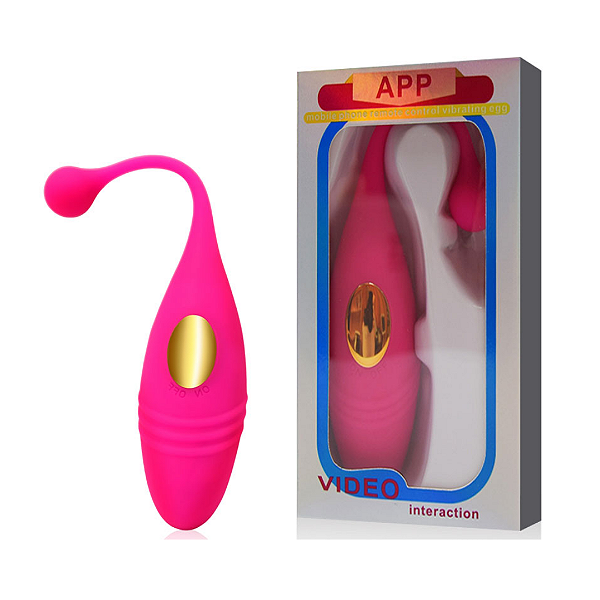Vibrador Bullet Recarregável Via APP Possui 9 Modos de Vibração