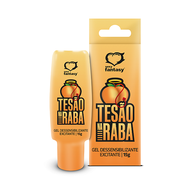 Tesão na Raba Gel Dessensibilizante e Excitante 15g (AQUECE + VIBRA)