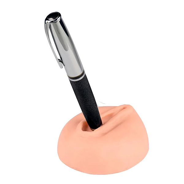 Porta Caneta Com Formato De Vagina