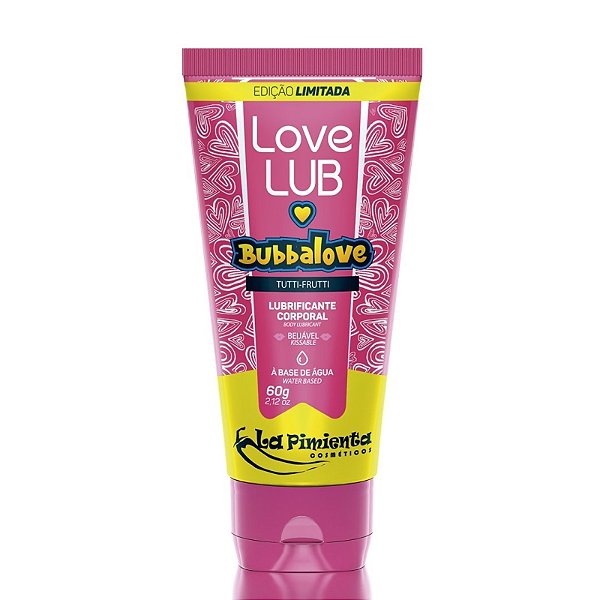 Lubrificante BubbaLove Tutti-Frutti Beijável 60g