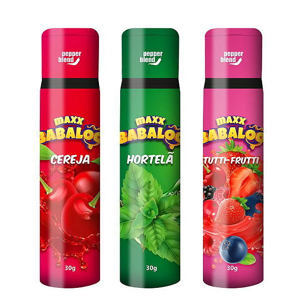 Maxx Babaloo Gel Comestível para Oral 30g Pepper Blend